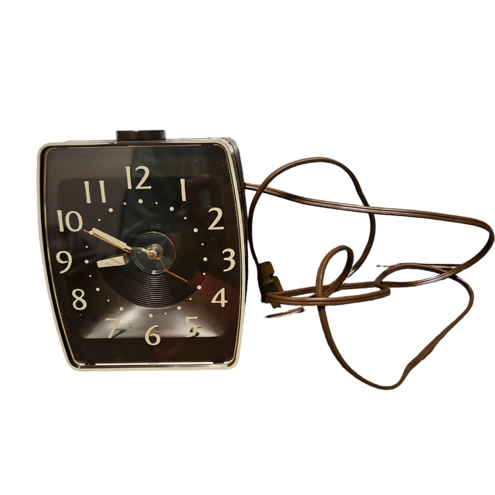 1960s-70s Vintage Hoyle High Time Electric Alarm Clock